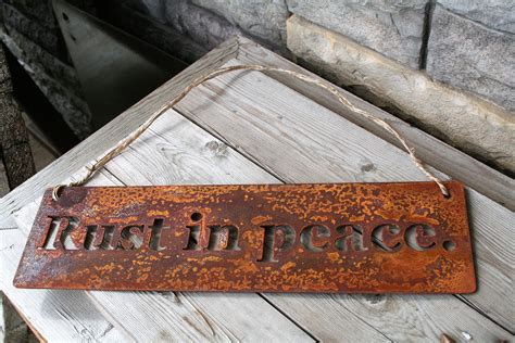 rusty metal house signs|rustic metal sign wall art.